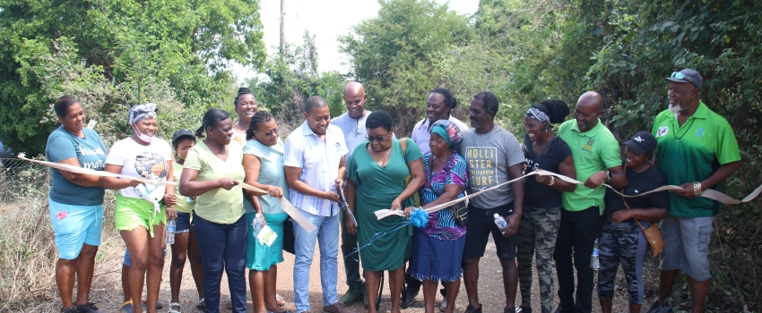 Minister of Agriculture, Fisheries and Mining, Hon. Floyd Green, Farm roads rehabilitation