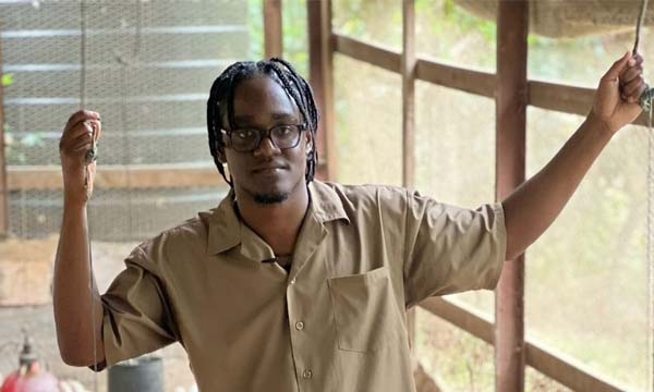 Young farmer and owner of ‘Raised Right Poultry Farm,’ Cleo Jones, has gained popularity on social media for using his talent as a deejay to promote his business.
